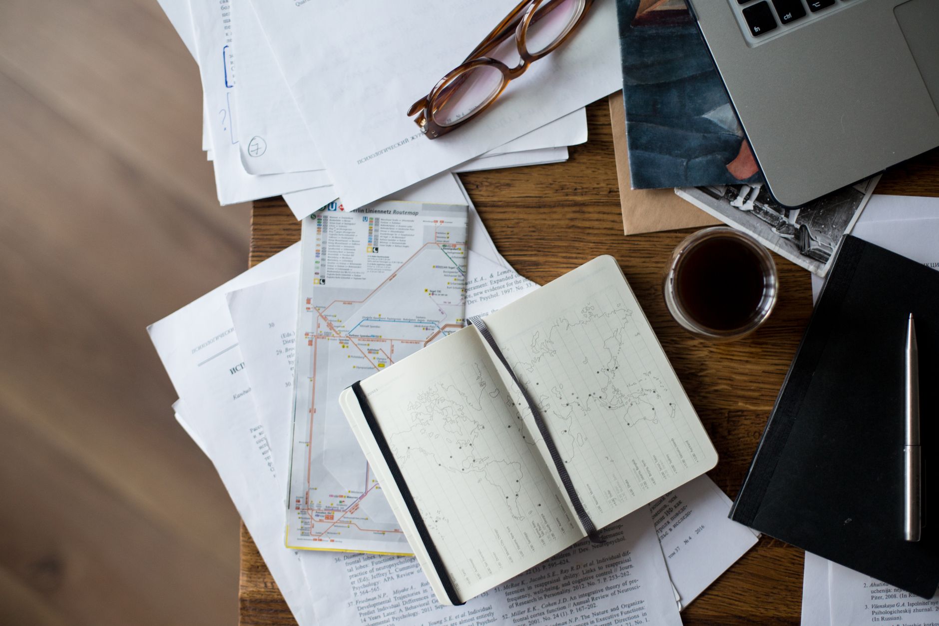 Custom itinerary planning table